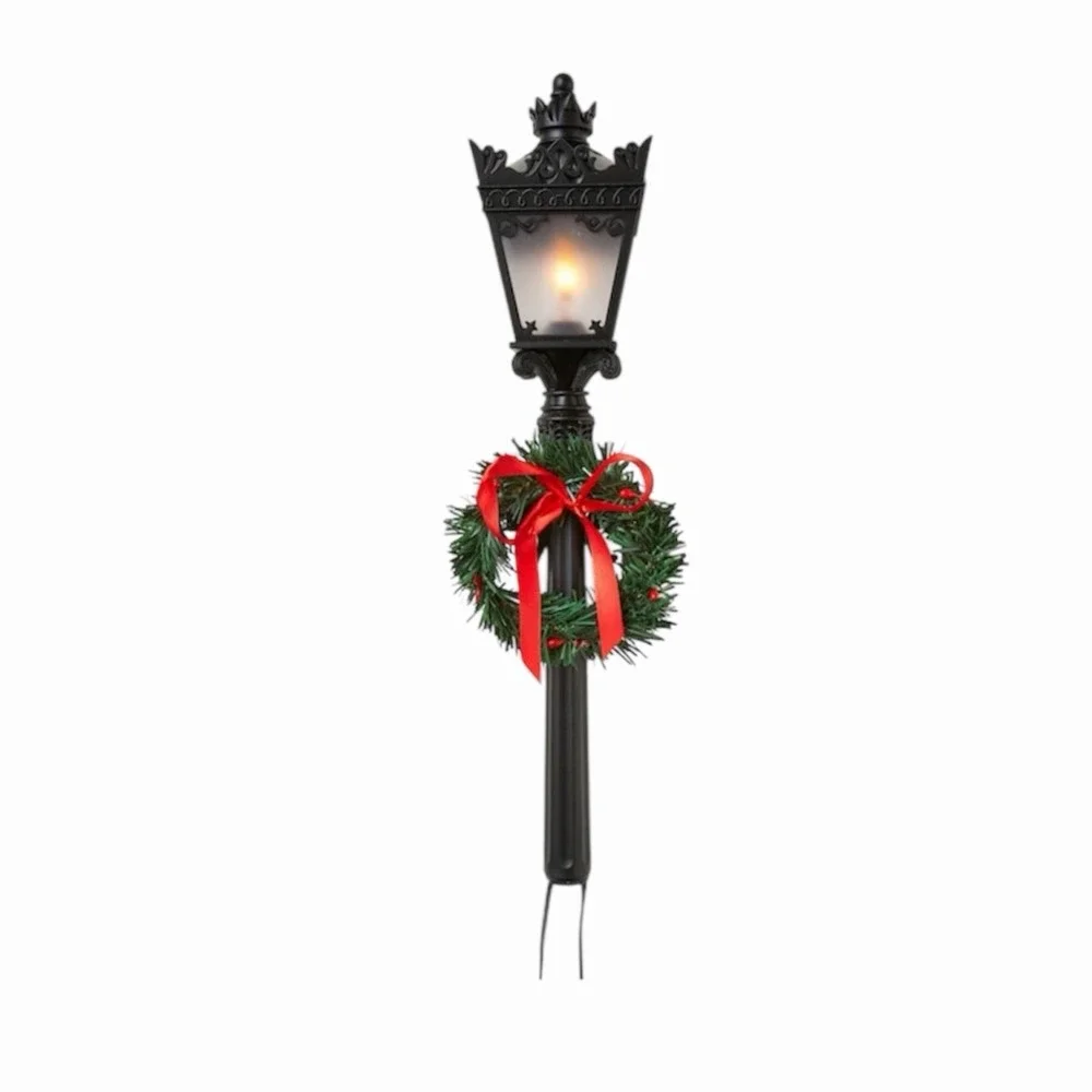 GE StayBright‎ Flickering Lamppost Pathway Set Warm White 3 Count Christmas